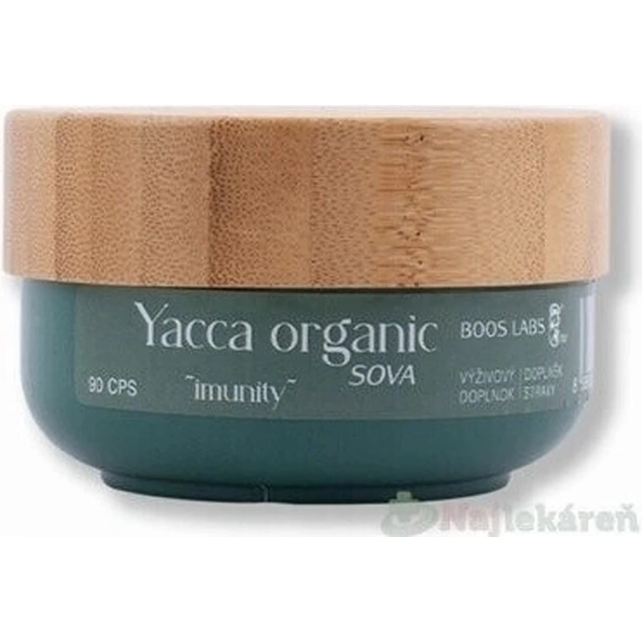 Yacca organic SOVA імунітет 1×90cps, харчова добавка: ціни та характеристики