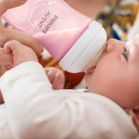 Пляшечка Philips Avent Natural Response 260мл, 1м+ рожева: ціни та характеристики
