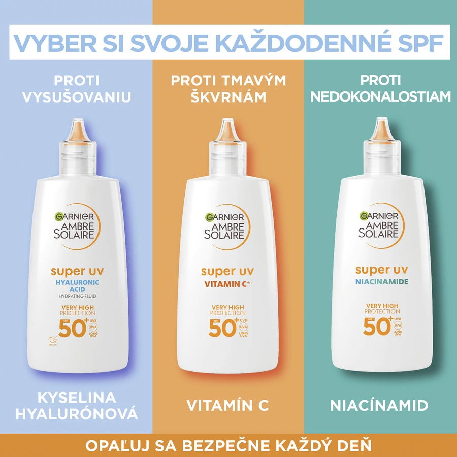 Garnier Ambre Solaire Суперзахисний флюїд для обличчя від ультрафіолету SPF 50+ 40 мл: ціни та характеристики