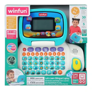 Двомовний навчальний ноутбук, 18 місяців+, Winfun