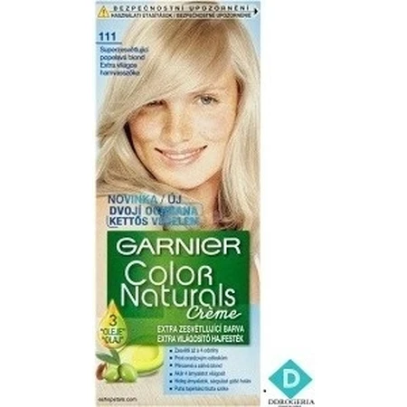 Фарба для перманентного волосся Garnier Color Naturals 111 Суперосвітлююча попелясто-русява 1×1 шт, колір волосся: ціни та характеристики