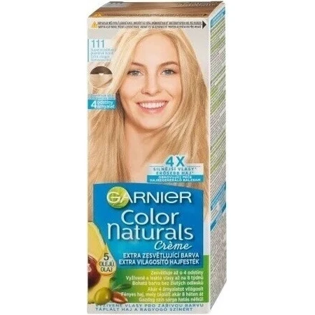 Фарба для перманентного волосся Garnier Color Naturals 111 Суперосвітлююча попелясто-русява 1×1 шт, колір волосся: ціни та характеристики