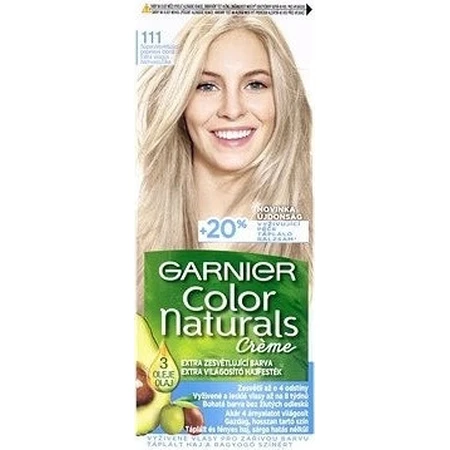 Фарба для перманентного волосся Garnier Color Naturals 111 Суперосвітлююча попелясто-русява 1×1 шт, колір волосся: ціни та характеристики
