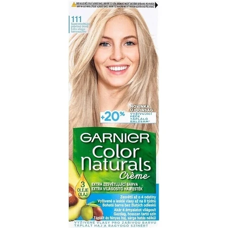 Фарба для перманентного волосся Garnier Color Naturals 111 Суперосвітлююча попелясто-русява 1×1 шт, колір волосся: ціни та характеристики