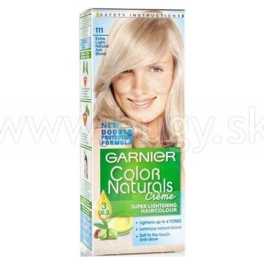 Фарба для перманентного волосся Garnier Color Naturals 111 Суперосвітлююча попелясто-русява 1×1 шт, колір волосся: ціни та характеристики