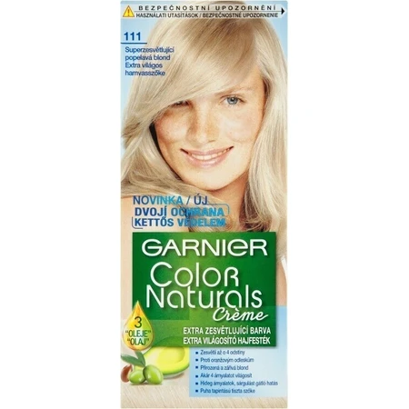 Фарба для перманентного волосся Garnier Color Naturals 111 Суперосвітлююча попелясто-русява 1×1 шт, колір волосся: ціни та характеристики
