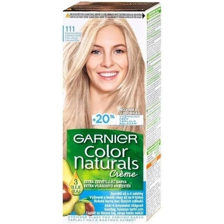 Фарба для перманентного волосся Garnier Color Naturals 111 Суперосвітлююча попелясто-русява 1×1 шт, колір волосся: ціни та характеристики