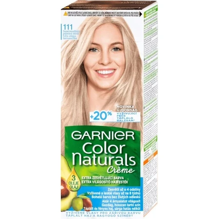Фарба для перманентного волосся Garnier Color Naturals 111 Суперосвітлююча попелясто-русява 1×1 шт, колір волосся: ціни та характеристики