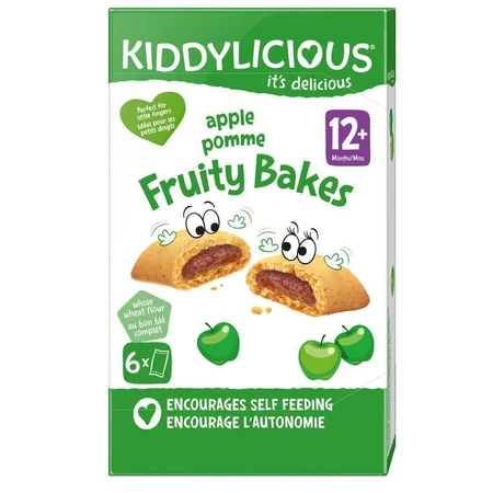 Яблучне печиво, 6 х 22 г, Kiddylicious: ціни та характеристики