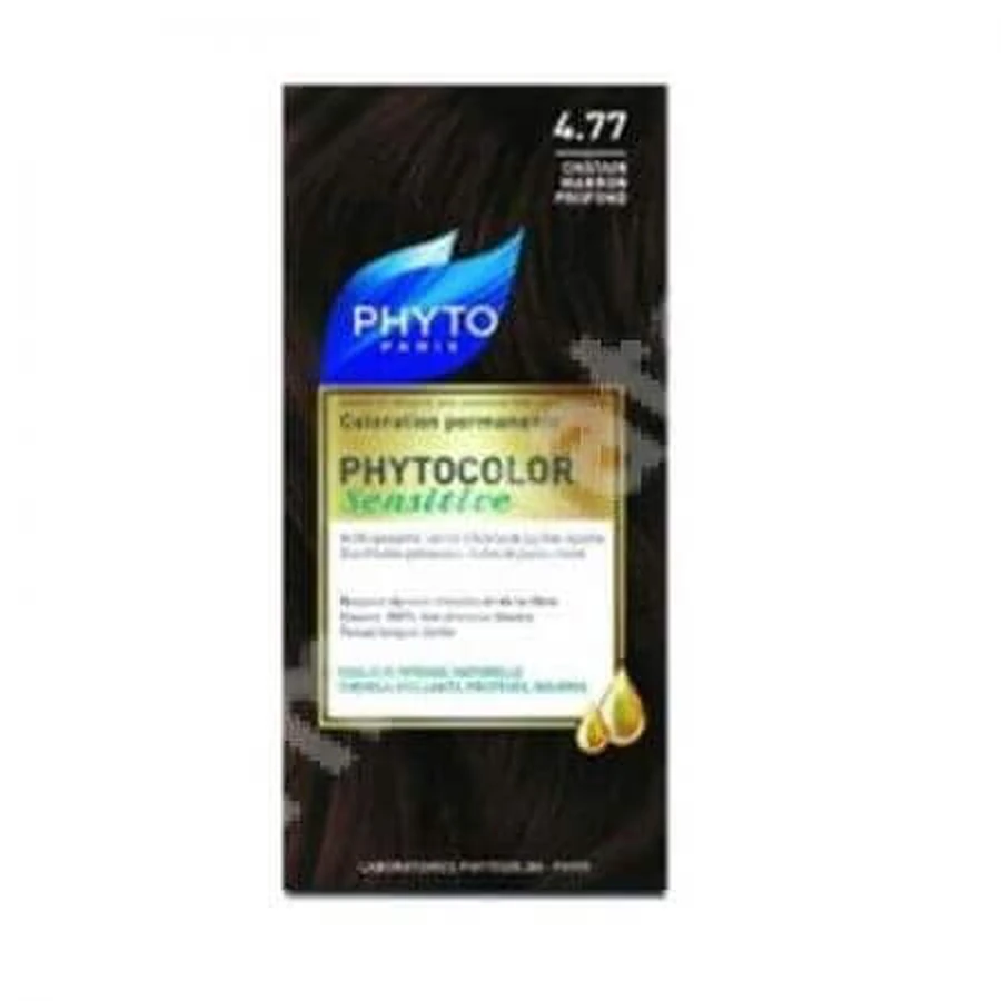 Фарба для волосся Phytocolor Sensitive, відтінок 4.77 темно-русявий, Phyto: ціни та характеристики
