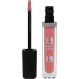 She color&style Ruj жидкий шелк матовый 338/001, 5,2 г