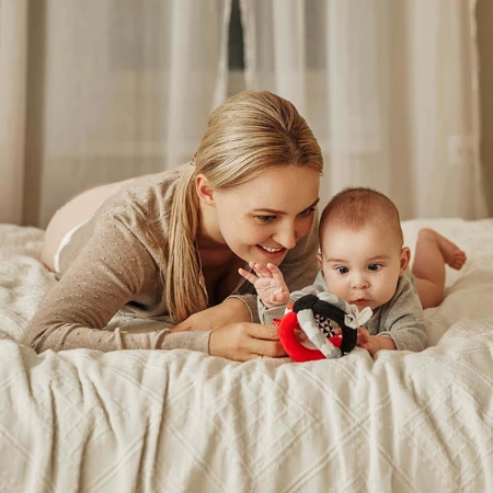 Canpol Babies, контрастна плюшева іграшка, Сенсорні іграшки, від народження, 1 шт.: ціни та характеристики