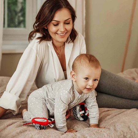 Canpol Babies, контрастна плюшева іграшка, Сенсорні іграшки, від народження, 1 шт.: ціни та характеристики