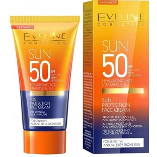 Eveline SunCare Защитный крем для лица SPF50, 50 мл