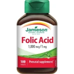 JAMIESON FOLIC ACID 1000 мкг 1×100 тбл, фолієва кислота: ціни та характеристики