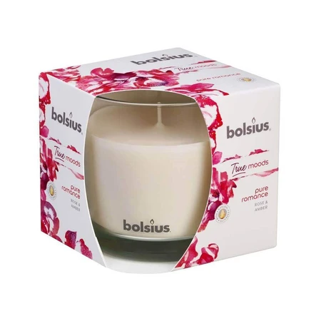 Bolsius Aromatic 2.0 Glass 95x95mm Pure romance, ароматическая свеча 1×1 шт, ароматическая свеча: цены и характеристики