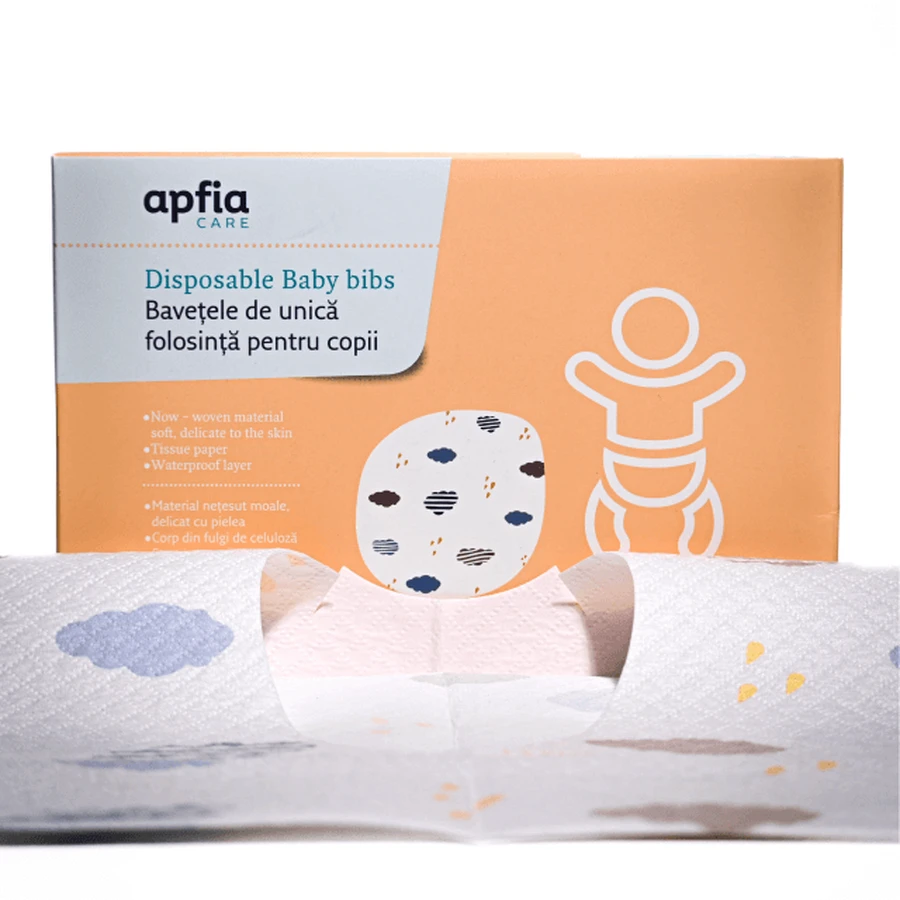 Одноразовые нагрудники, 10 шт, Apfia Care: цены и характеристики