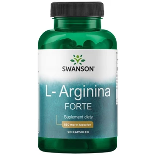 Swanson L-Arginine, L-Arginine 850 мг, 90 капсул