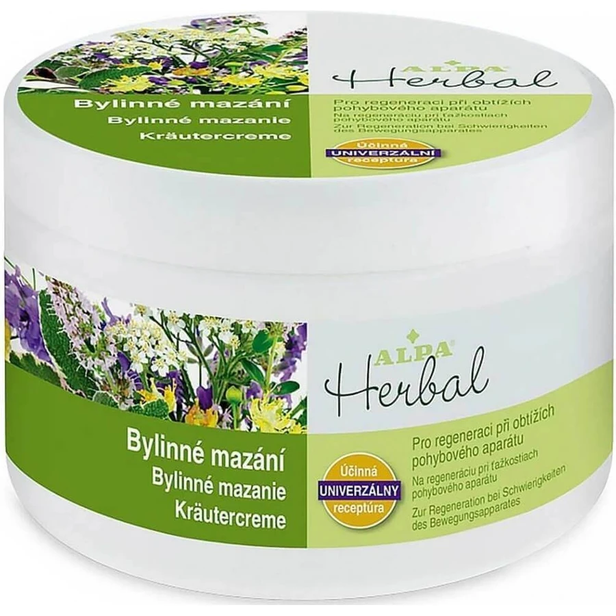 Бальзам для суглобів Alpa Herbal Bylinne mazani, з екстрактом квітів, 250 мл: ціни та характеристики
