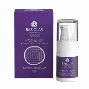 Корректирующая сыворотка BasicLab с фитосфингозином 0,07% и карнозином 2,0 для восстановления и стимуляции сетчатки, 15 мл