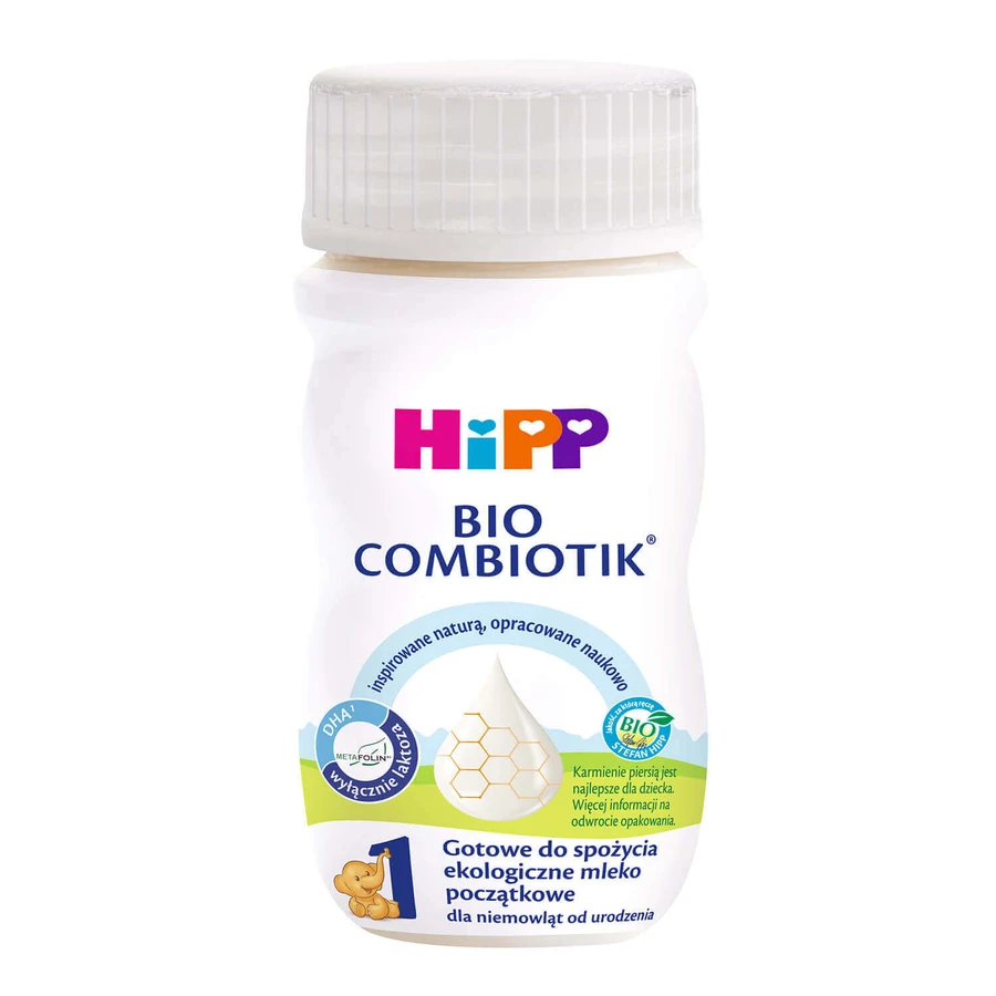 HiPP 1 Bio Combiotik, готовое к употреблению органическое детское молоко, с рождения, 90 мл: цены и характеристики