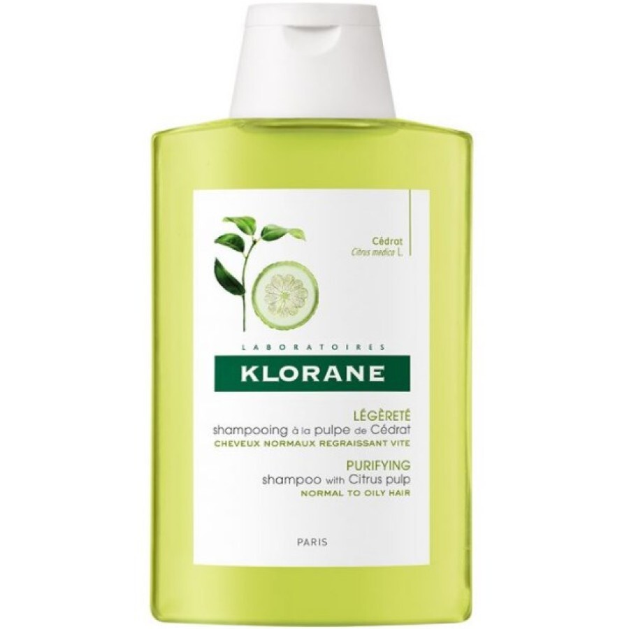 Шампунь Klorane з м'якоттю солодкого лимона і вітамінами для частого використання, 200 мл: ціни та характеристики