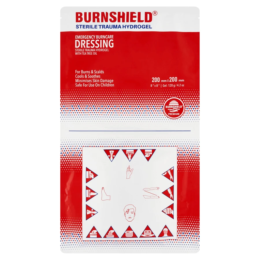 Burnshield, гидроэлементная повязка для ожогов, 20 x 20 см, 1 шт.: цены и характеристики