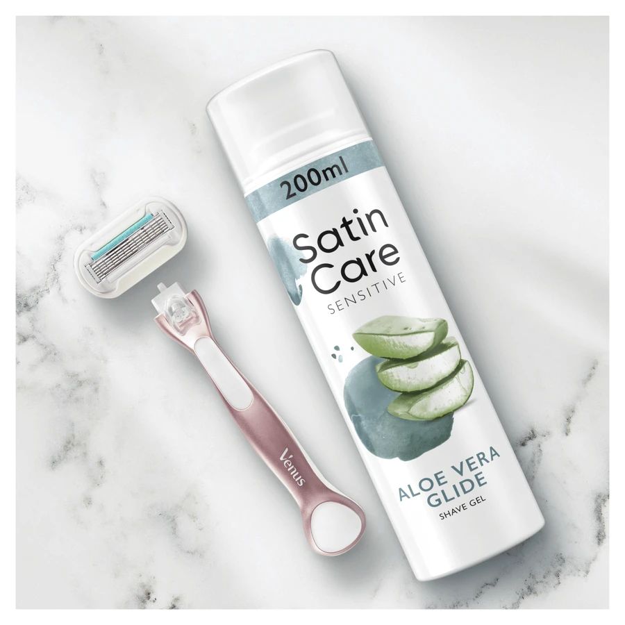 Gillette, Satin Care Sensitive, эль для бритья, 200 мл: цены и характеристики