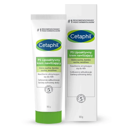 Cetaphil PS, липоактивный увлажняющий крем, сухая, очень сухая, чувствительная кожа, 100 г ЗАГРЯЗНЕННАЯ УПАКОВКА: цены и характеристики