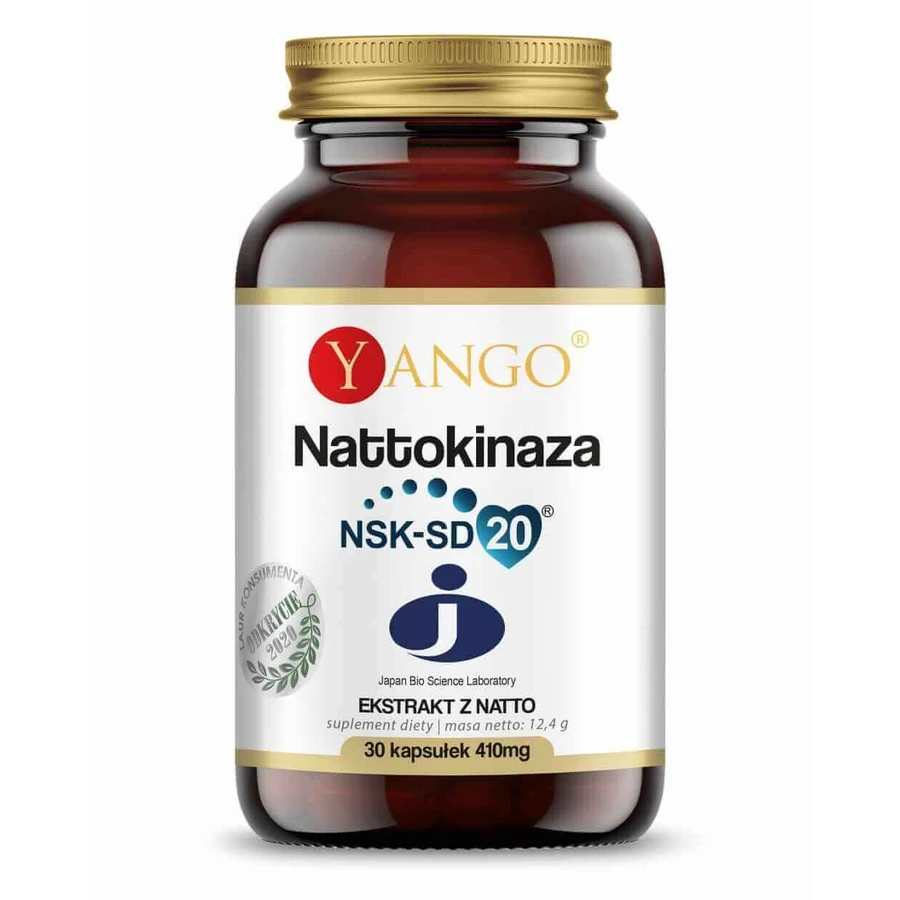 Наттокиназа - NSK - SD20 -30 капсул, Yango: цены и характеристики