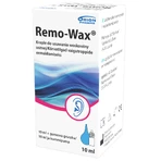 Краплі Ремо-Вакс (Remo-Wax) для видалення вушної сірки , 10 мл + гумова груша: ціни та характеристики