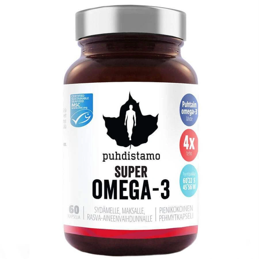 Puhdistamo Super Omega-3 60 капсул: ціни та характеристики