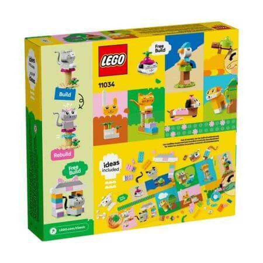 Творчі тварини, +5 років, 11034, Lego Classic: ціни та характеристики