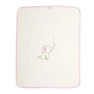 Одеяло Sweet Dreams, 70x90 см, бело-розовый слон, Tuxi Brands