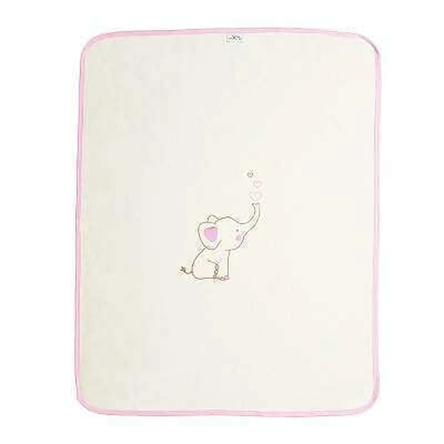 Одеяло Sweet Dreams, 70x90 см, бело-розовый слон, Tuxi Brands: цены и характеристики