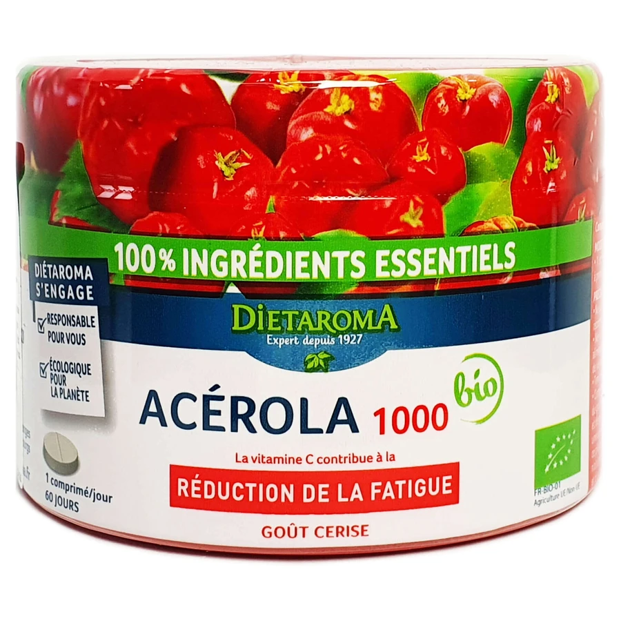 Ацерола 1000 мг, 60 таблеток, Dietaroma: ціни та характеристики