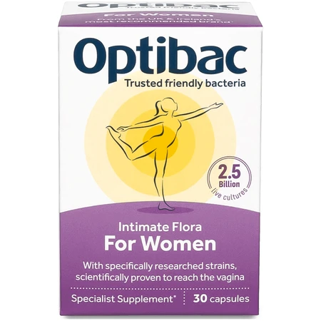 Пробиотик OptiBac Woman для поддержания женского здоровья, 30 капсул: цены и характеристики