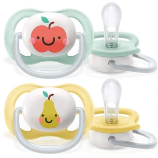 Пустышка Philips Avent Ultra air neutral 0-6м яблоко 2 шт.