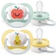 Пустышка Philips Avent Ultra air neutral 0-6м яблоко 2 шт.