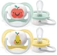 Philips Avent Ultra повітряна нейтральна пустушка 0-6м яблуко 2 шт