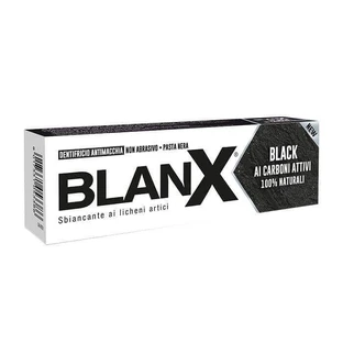 Відбілююча зубна паста з натуральним активованим вугіллям Blanx Black, 75 мл, Coswell
