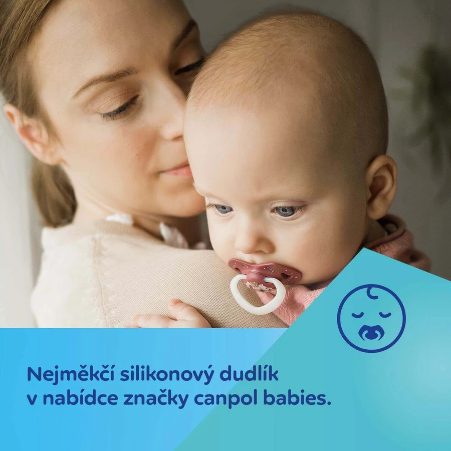 Canpol babies Sleepy Koala Набір симетричних силіконових пустушок Light touch 6-18м синій 2 шт: ціни та характеристики