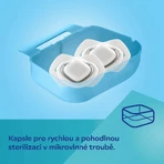 Canpol babies Sleepy Koala Набір симетричних силіконових пустушок Light touch 6-18м синій 2 шт: ціни та характеристики