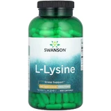 Swanson L-Lysine, L-лизин 500 мг, 300 капсул