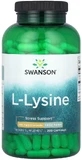 Swanson L-Lysine, L-лизин 500 мг, 300 капсул