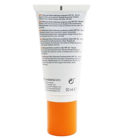 Солнцезащитный гель-крем Cantabria Labs Heliocare Color Gelcream, Brown SPF 50+, 50 мл: цены и характеристики