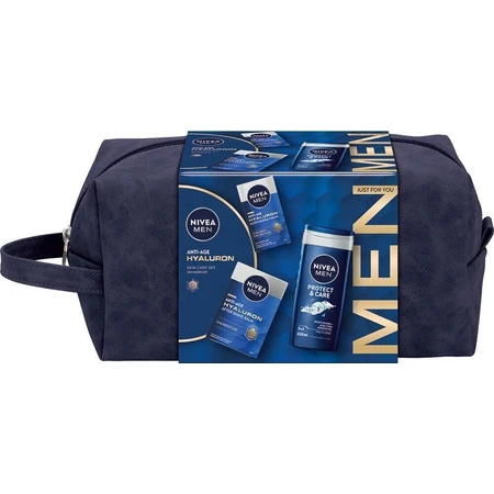 NIVEA MEN СУМОЧКА ГІАЛУРОНОВА 1×1 шт, подарункова упаковка: ціни та характеристики