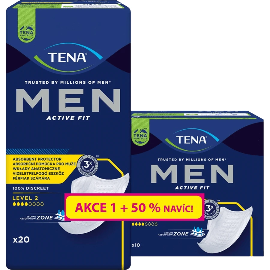 Tena Men Level 2 (50% додатково) 30 шт.: ціни та характеристики