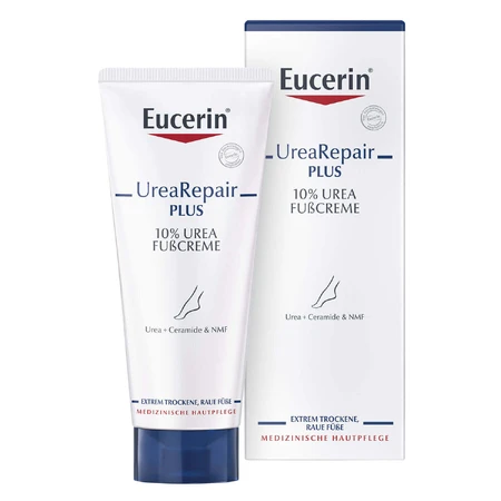 Eucerin UreaRepair Plus, крем для ніг з 10% сечовини для дуже сухої та огрубілої шкіри, 100 мл: ціни та характеристики