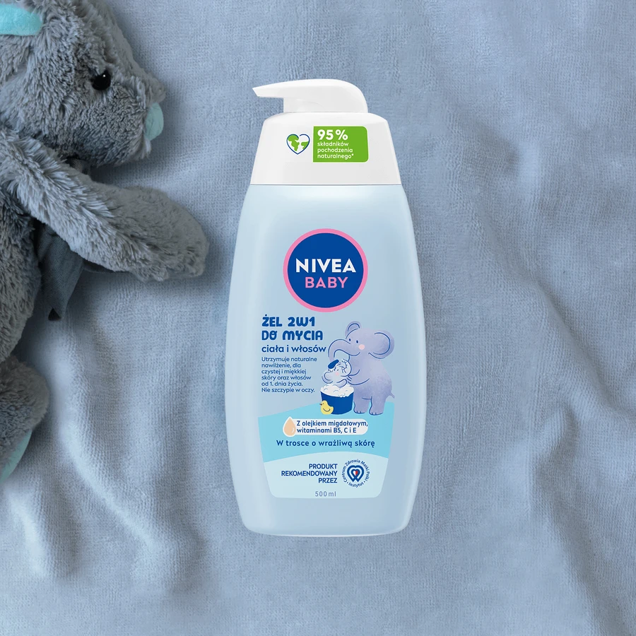 Nivea Baby, гель для миття тіла та волосся 2в1, з 1-го дня, 500 мл.: ціни та характеристики